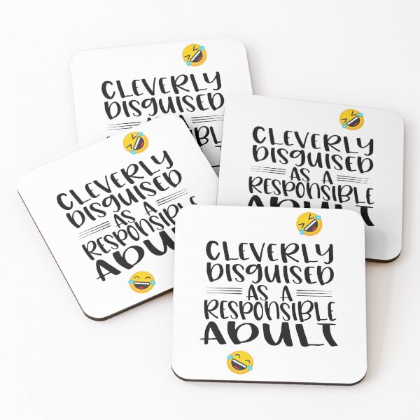 Item preview, Cleverly Disguised as a Responsible Adult designed and sold by desireedickens.