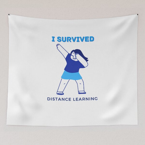 Item preview, I survived distance learning designed and sold by harshini2art.
