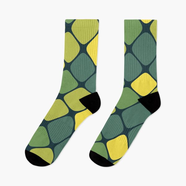 Item preview, Diagonal Squircle Pattern (Green Yellow) designed and sold by John Uttley.