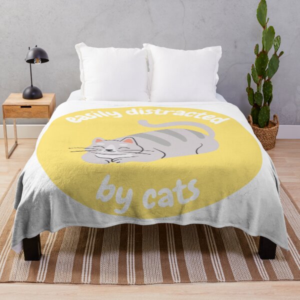 Item preview, Easily distracted by cats designed and sold by wilder-mind.