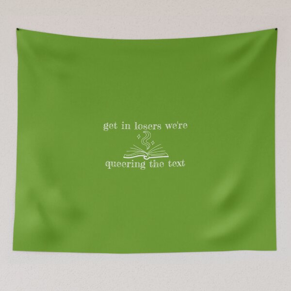 Item preview, queering the text (white on black)  | Gift Perfect designed and sold by Kelsey Debbie.