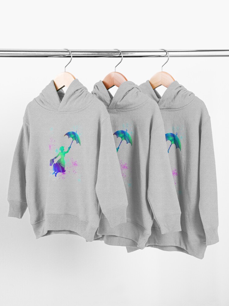 Alternate view of magical mary poppins Toddler Pullover Hoodie