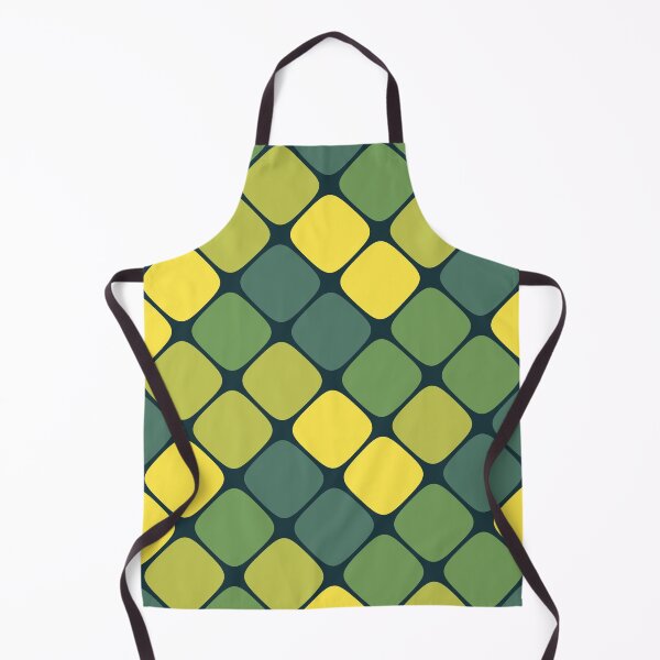 Item preview, Diagonal Squircle Pattern (Green Yellow) designed and sold by John Uttley.