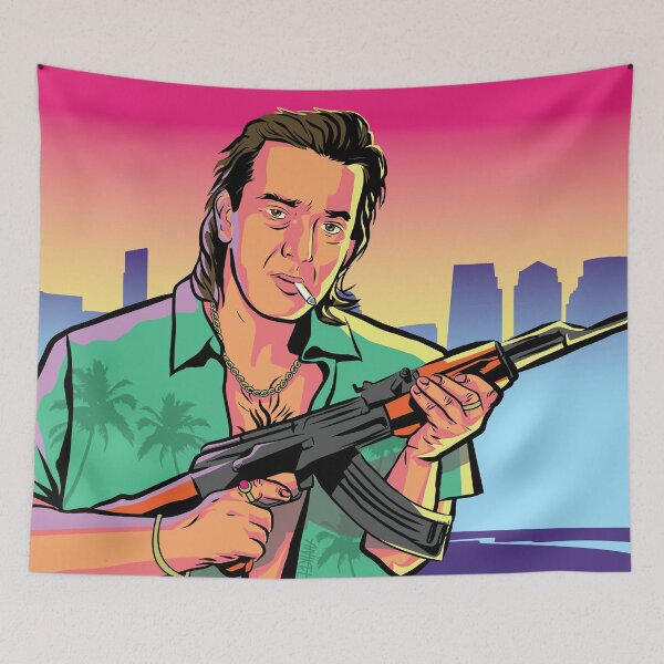 Item preview, Sanjay Dutt Retro Pop Art style illustration designed and sold by anikettrivedi.