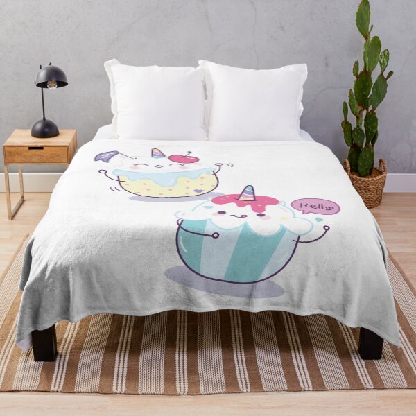 Item preview, Japanese Kawaii Cute Smiley Face - Unicorn in Ice Cream Cups designed and sold by crazycollective.