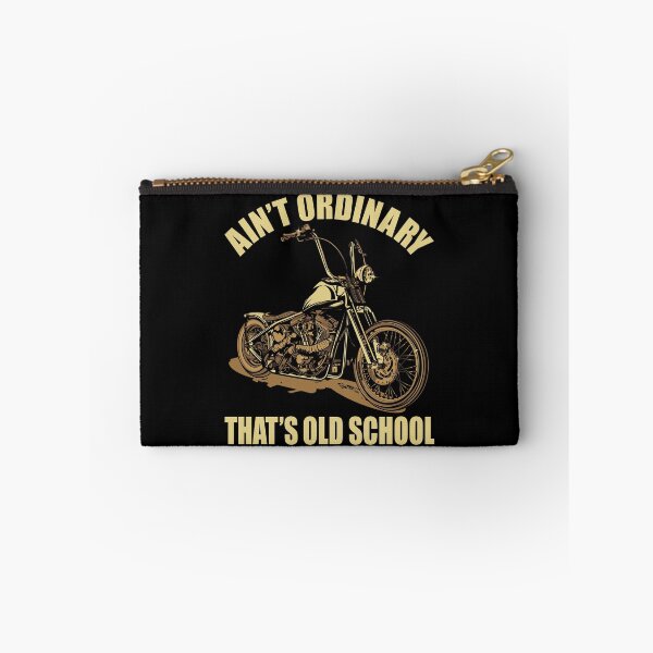 Item preview, Ain’t Ordinary,That’s Old School,simple and cool old school bike, vintage brown tone illustration designed and sold by Lekrock.