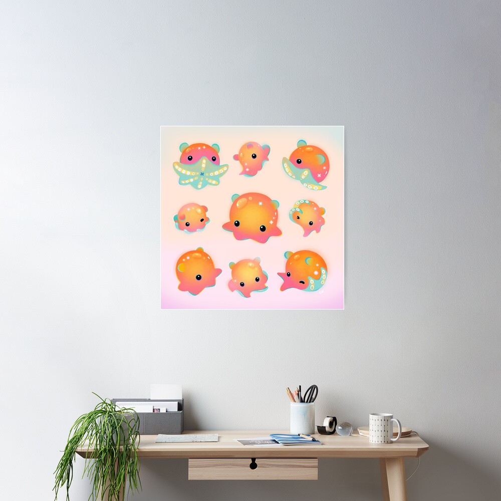 Flapjack octopus Poster