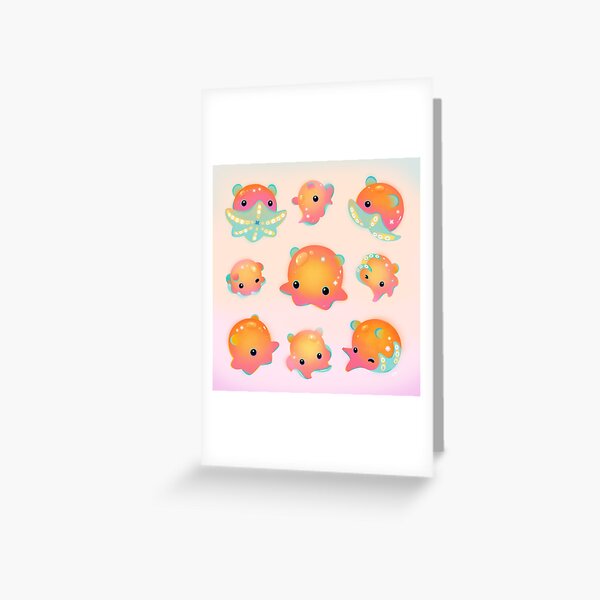 Flapjack octopus Greeting Card