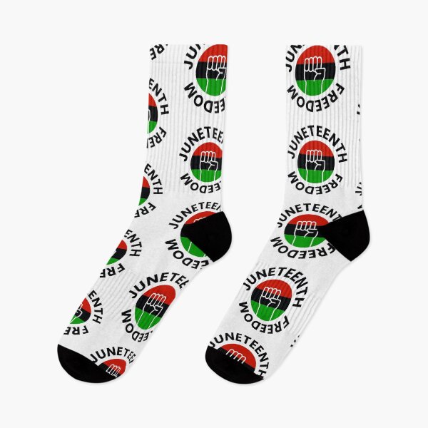 Item preview, Juneteenth freedom with fist in air designed and sold by Flametric.