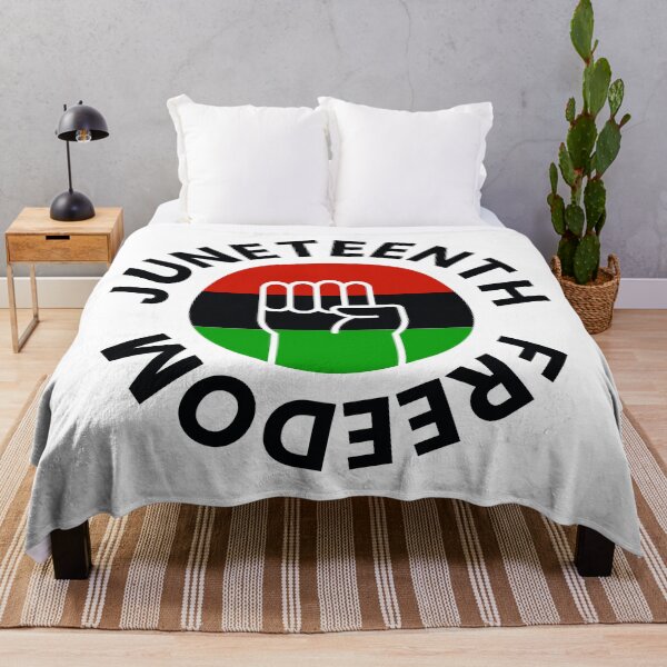 Item preview, Juneteenth freedom with fist in air designed and sold by Flametric.