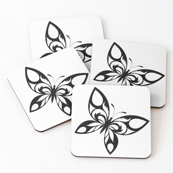 Item preview, Butterfly - Black Vector Sticker designed and sold by Designs by Suzanne.