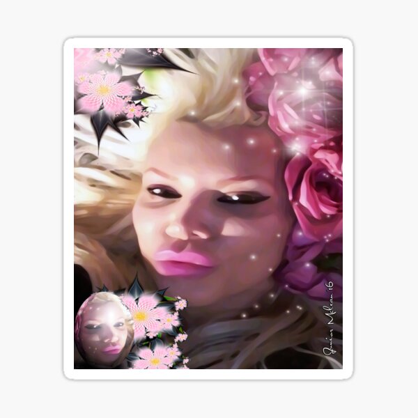 Item preview, Pink Rose Lady designed and sold by Junior's Digital Designs.