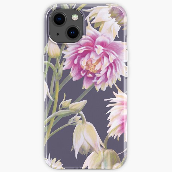 Nora Barlow Aquilegia Flowers iPhone Soft Case