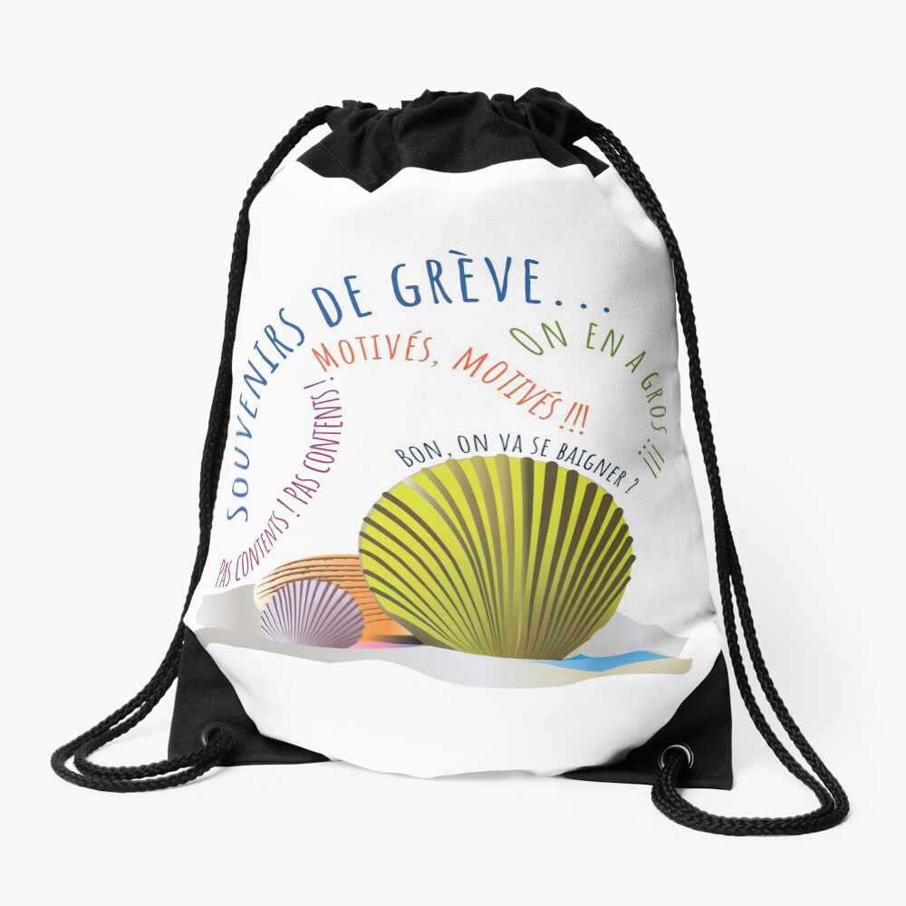 Sac à cordon « Souvenirs de grève»