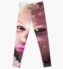 Pink Rose Lady Leggings