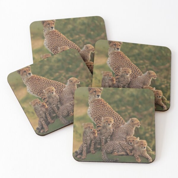Item preview, Cheetah Mom And Babies  designed and sold by StarsForgers.
