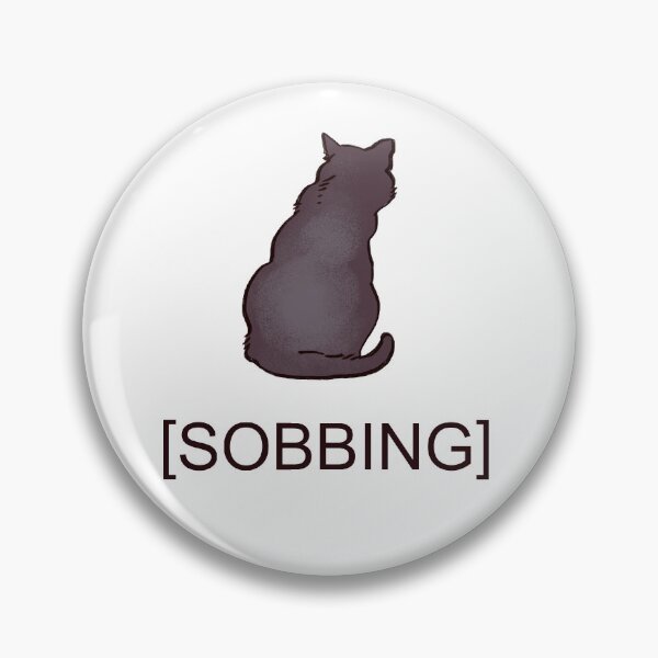Item preview, I draw sobbing corner cat meme designed and sold by RansRoom.