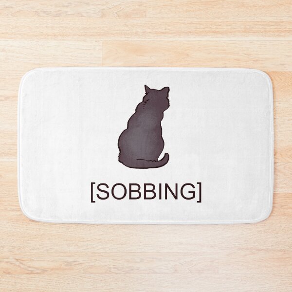 Item preview, I draw sobbing corner cat meme designed and sold by RansRoom.