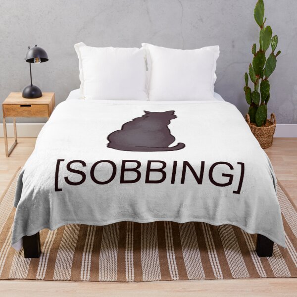 Item preview, I draw sobbing corner cat meme designed and sold by RansRoom.