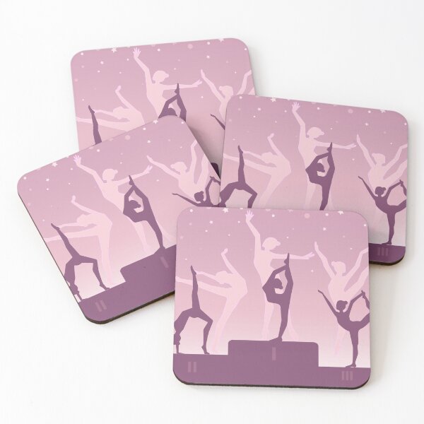 Item preview, rhythmic gymnasts on medal stand  designed and sold by Zhuzha.