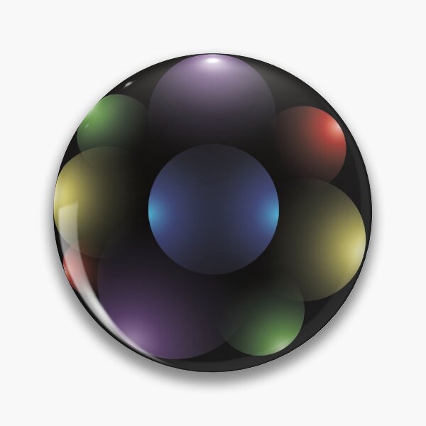 Item preview, intersecting circles and spheres of depth #6 designed and sold by Ricogfx.