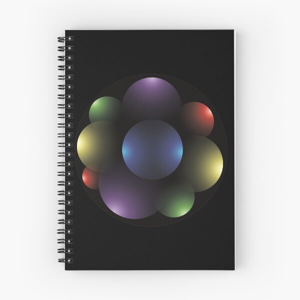 Item preview, intersecting circles and spheres of depth #6 designed and sold by Ricogfx.