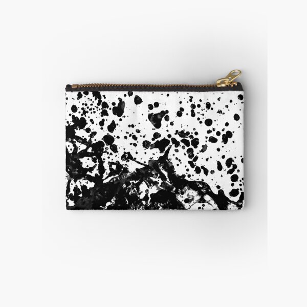 Item preview, Black and White Abstract Liquid Design designed and sold by DFLC Prints.