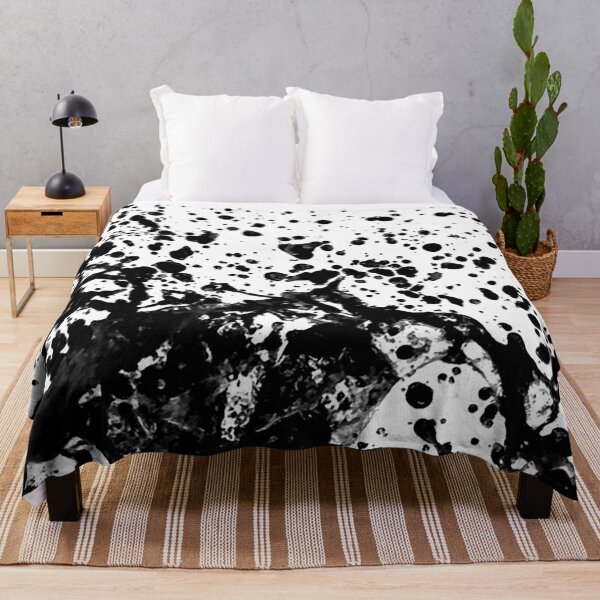 Item preview, Black and White Abstract Liquid Design designed and sold by DFLC Prints.