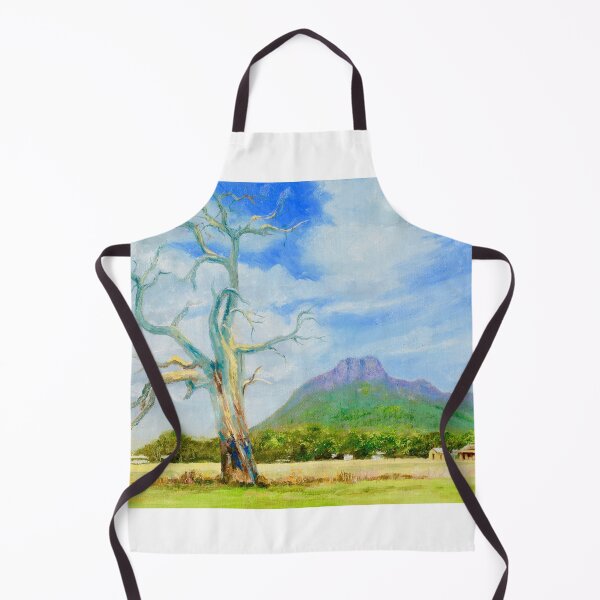 Item preview, The township of Dunkeld and Mt Sturgeon in the southern Grampians designed and sold by Dai Wynn Fine Art.