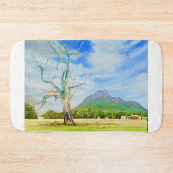Item preview, The township of Dunkeld and Mt Sturgeon in the southern Grampians designed and sold by Dai Wynn Fine Art.