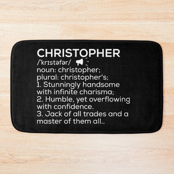 Item preview, Christopher Name Definition designed and sold by Teelogic.