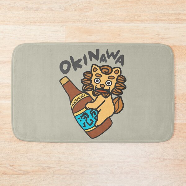 Item preview, OKINAWA SHISA & AWAMORI Cute Japan Okinawa Sake Logo Food Art designed and sold by Marinaaa010.