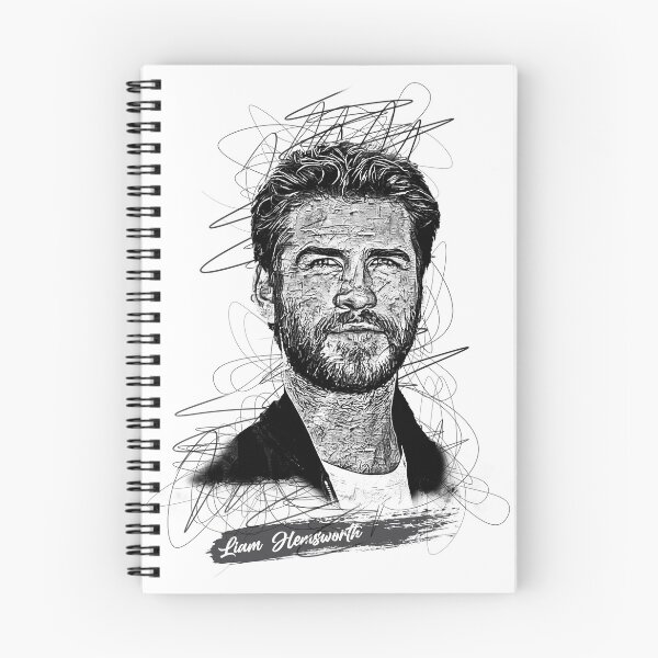 Item preview, Liam Hemsworth Abstract Sketch Art, Liam Hemsworth designed and sold by graphic-genie.