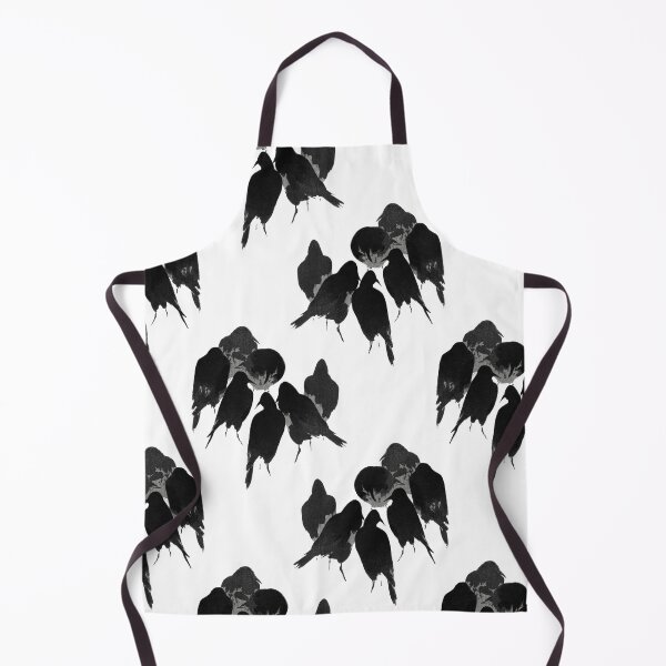 Item preview, A murder of crows raven repeating seamless pattern designed and sold by wavethreat.