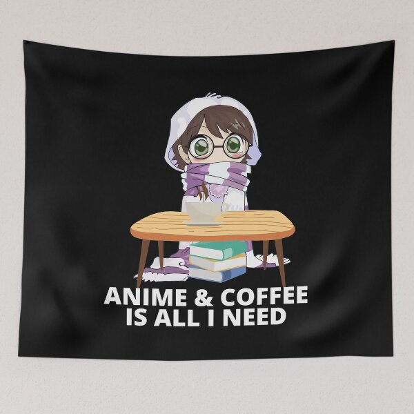 Item preview, Anime Coffee Lover - Anime And Coffee Gift designed and sold by BellaVille.