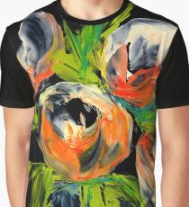 Abstract Tulips Bulbs Graphic T-Shirt