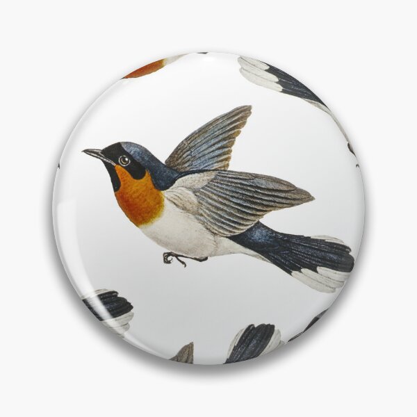 Item preview, Small grey brown sparrow bird repeating seamless pattern designed and sold by wavethreat.