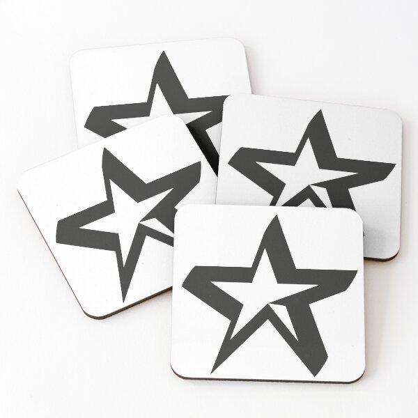Item preview, STAR Distorted - Black Minimalistic Vector Art designed and sold by in-vectors.