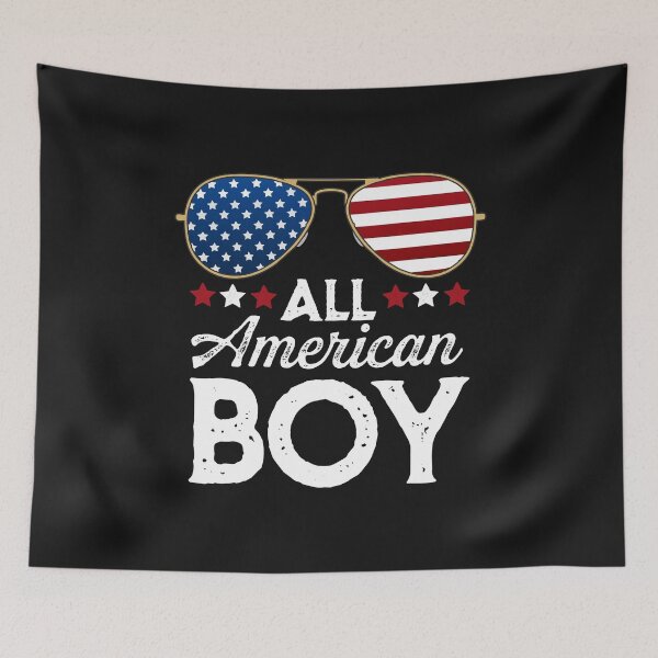 Item preview, All American Boy 4th of July Patriotic US Flag Sunglasses  designed and sold by alenaz.