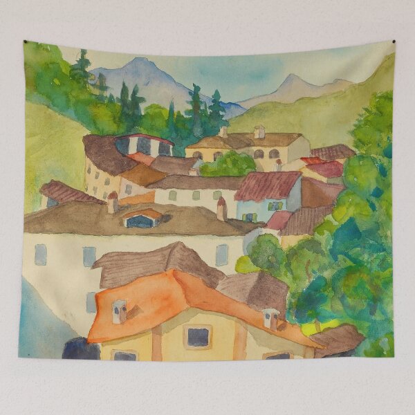 Item preview, Hermann Hesse - Landscape in Ticino (Landschaft im Tessin) 1936 designed and sold by HistoryRestored.