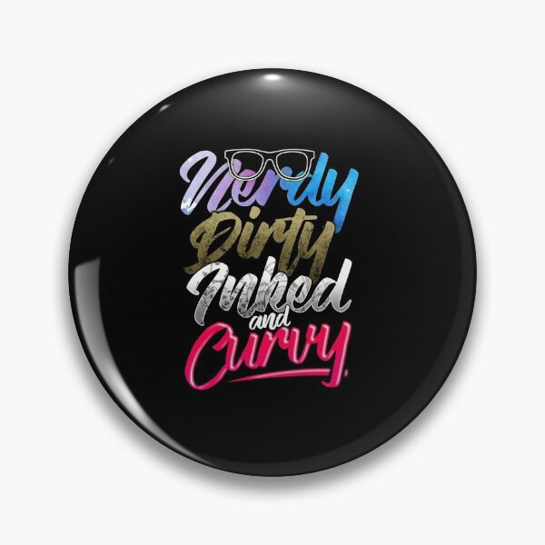 Item preview, Nerdy Dirty Inked Curvy" Thick Girl BBW designed and sold by wettachkath.