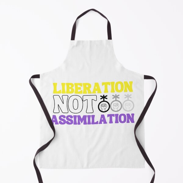 Item preview, Liberation Not Assimilation [Nonbinary Rights] designed and sold by StabbyCat.
