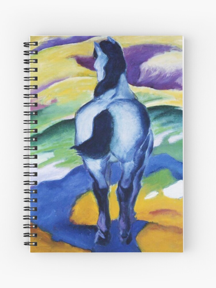 Blue 2024 horse notebook