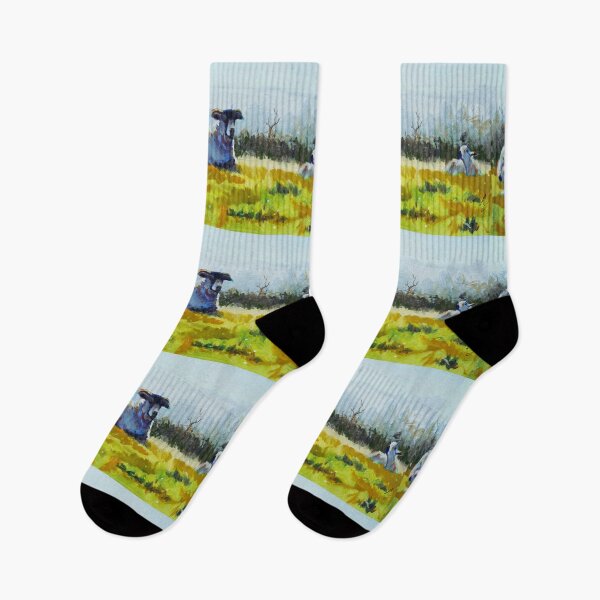 Item preview, Sheep with horns and lambs impressionist painting designed and sold by MikeJory.