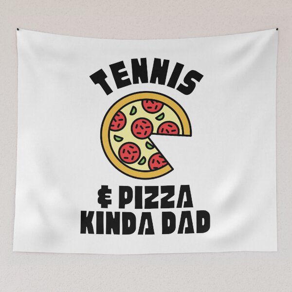 Item preview, Tennis & pizza kinda dad designed and sold by TheGreenGoat.