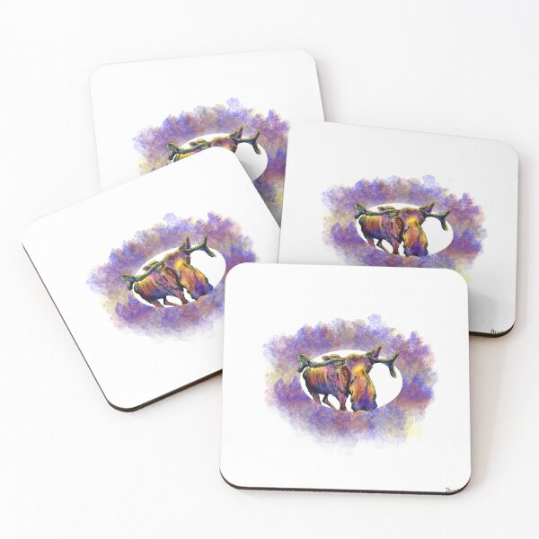 Item preview, Vibrant moose designed and sold by Pauletart.
