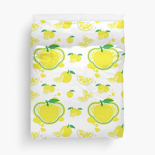 FruitHeads - lemon Duvet Cover