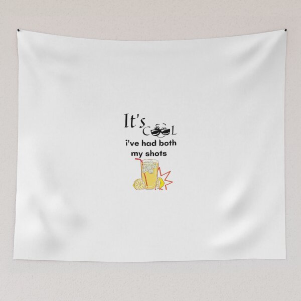 Item preview, It's cool i've had both my shots. designed and sold by Preetydesign.