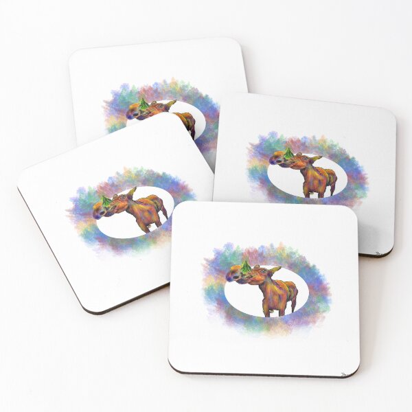 Item preview, Vibrant female moose designed and sold by Pauletart.