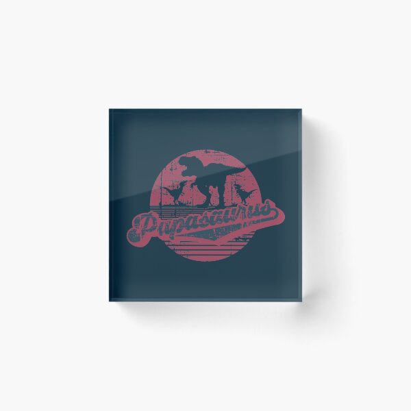 Item preview, PAPASAURUS T REX DADASAURUS RETRO SUNSET CLASSIC DISTRESSED VINTAGE DINOSAUR DAD designed and sold by zenturtlemerch.